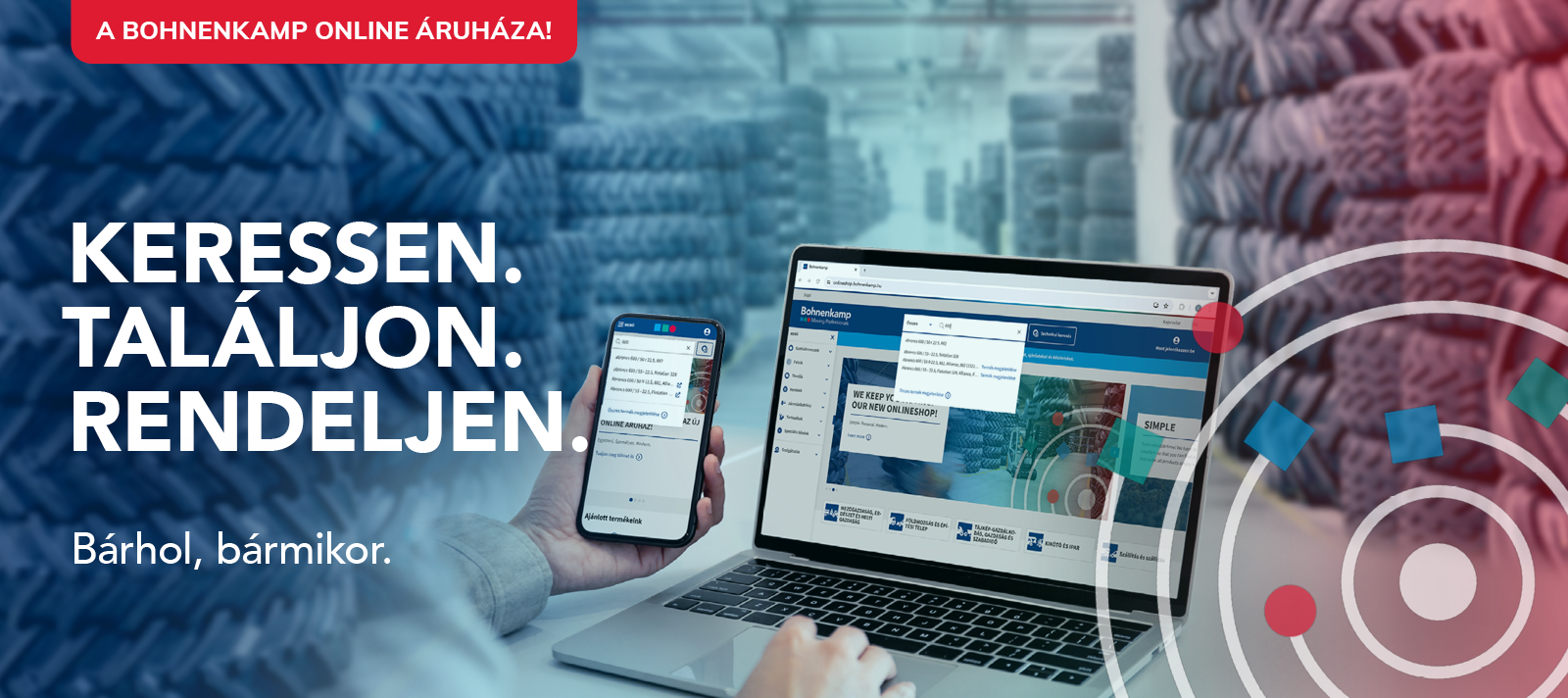 Az új online áruház